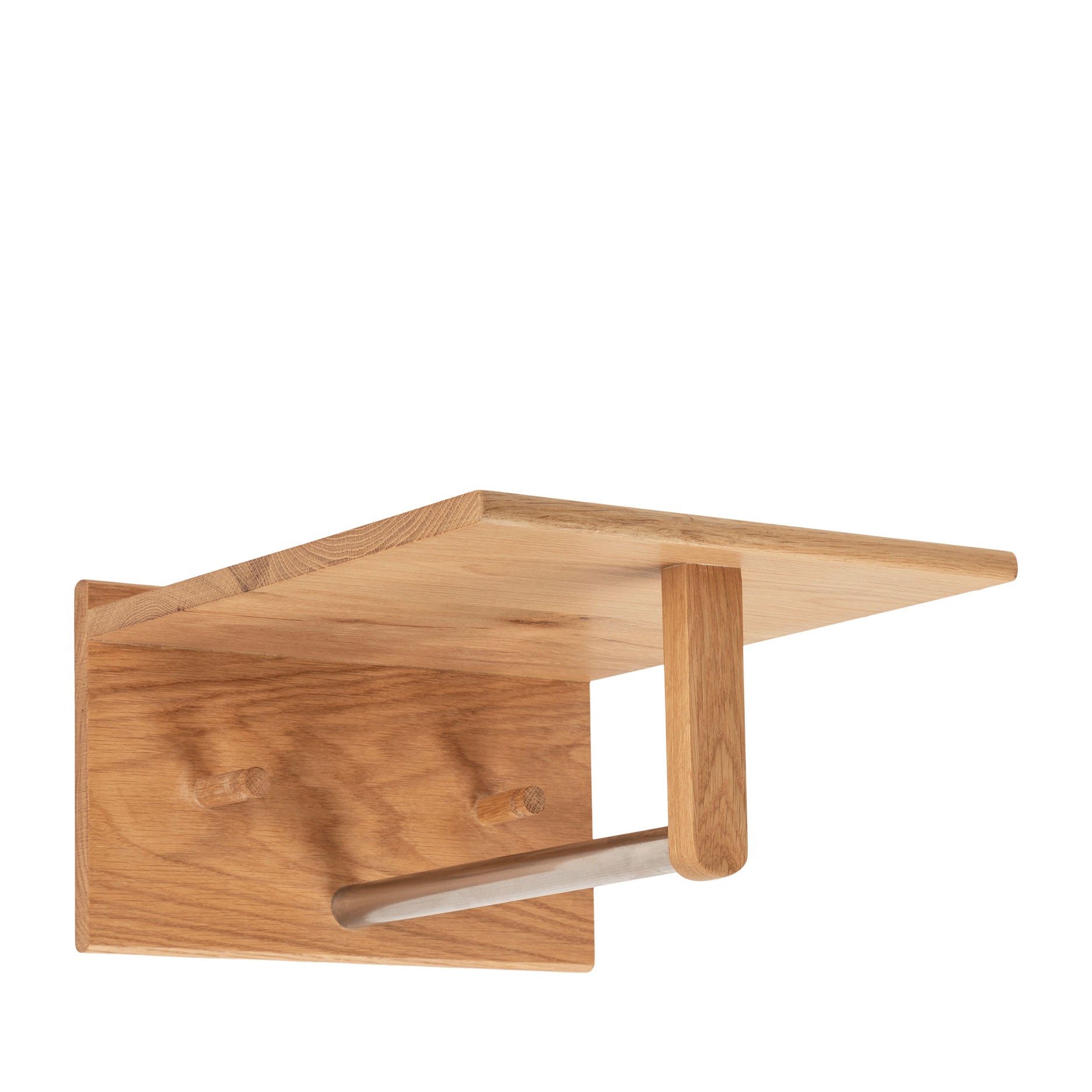 Wood II multi knagerække eg L30 cm